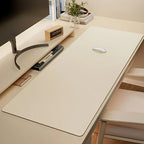 Faux Leather Mouse Pad Non-Slip Waterproof Desk Mat