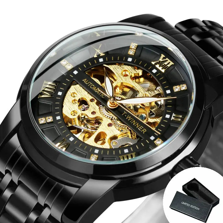 WINNER 528 Men's Skeleton Automatic Watch