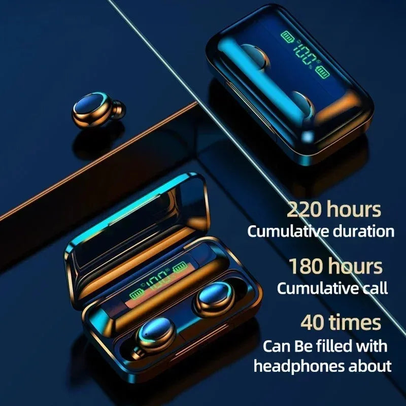 TWS F9-5 Bluetooth 5.3 Earbuds HiFi Waterproof Hearing Aid
