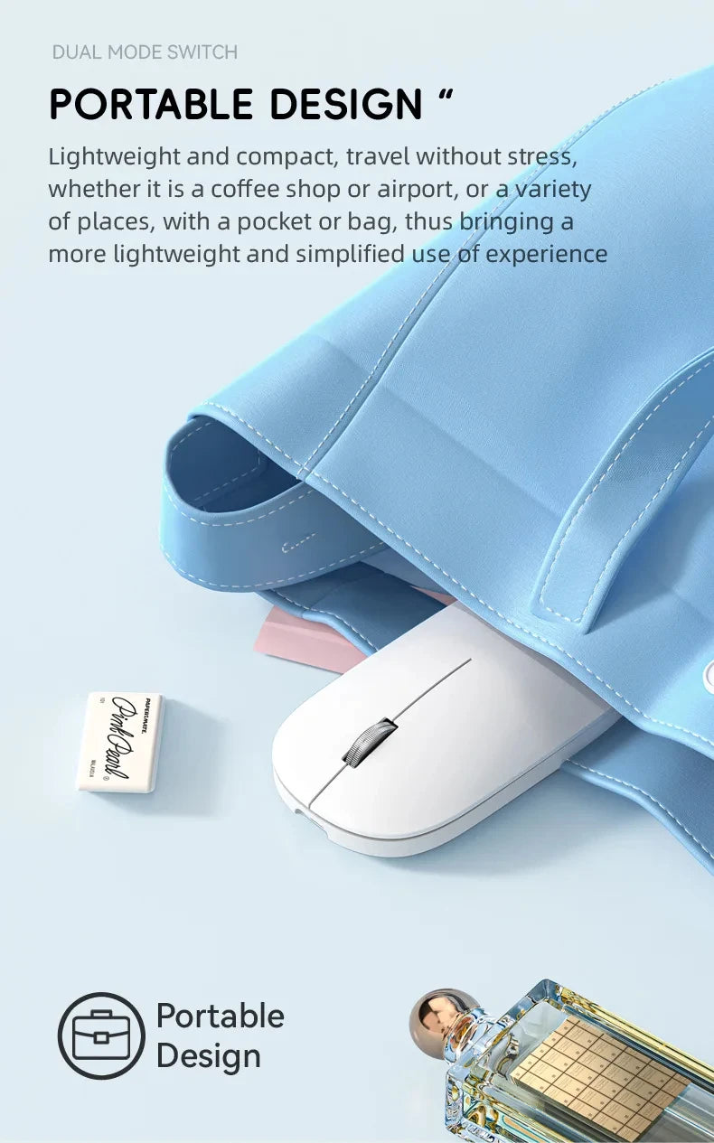 Lenovo Wireless Mouse 2.4G Bluetooth Dual Mode Silent