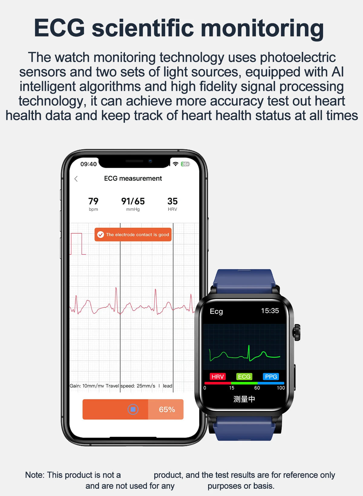 Air Pump Blood Pressure Smart Watch 2026