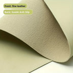 Faux Leather Mouse Pad Non-Slip Waterproof Desk Mat