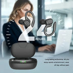 True Wireless Earbuds LED Display Sports Ear Clip with Mic