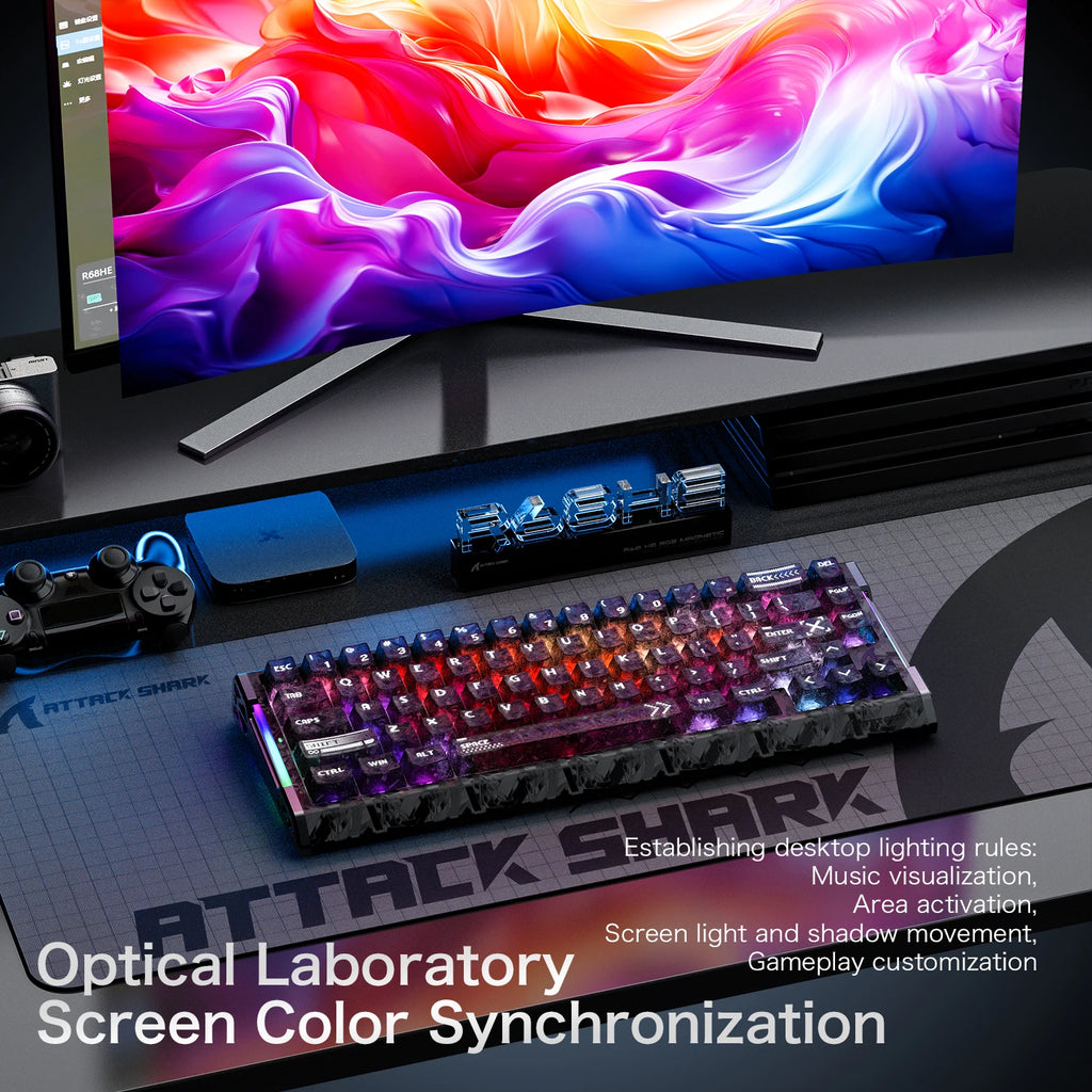 ATTACK SHARK R68 HE RGB Gaming Keyboard