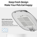 ROJECO WiFi Smart Double Cat Feeder
