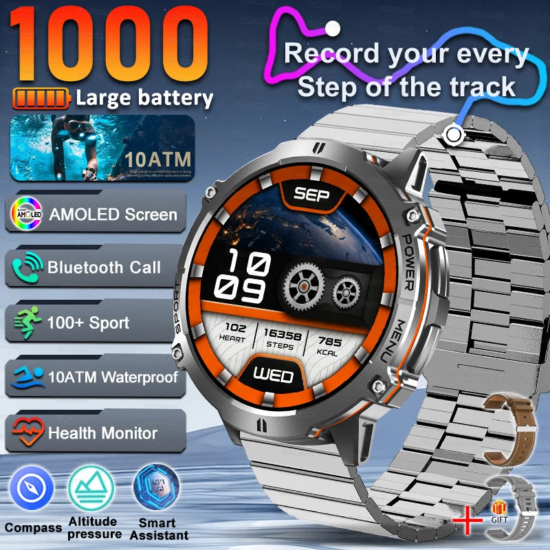 Large Battery Outdoor Smart Watch