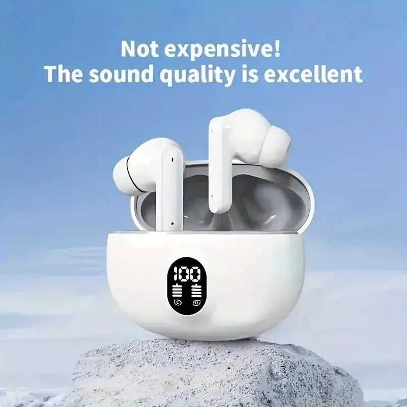 Wireless Earbuds LED Display Sport Headphone with Mic
