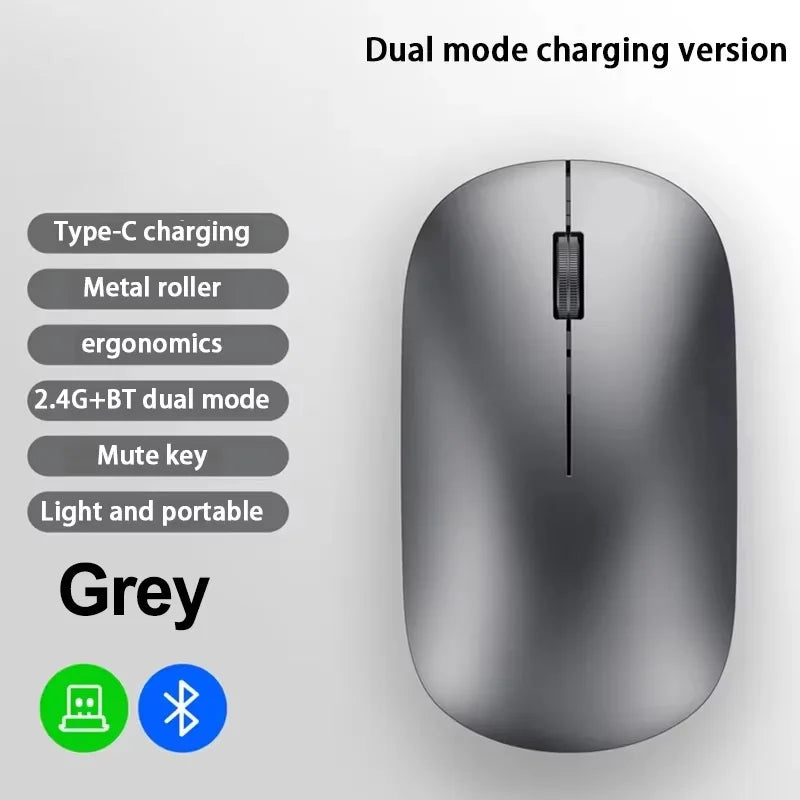 Lenovo Wireless Mouse 2.4G Bluetooth Dual Mode Silent