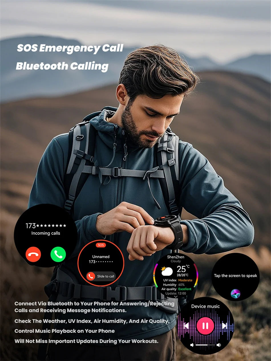 Waterproof GPS Smart Watch