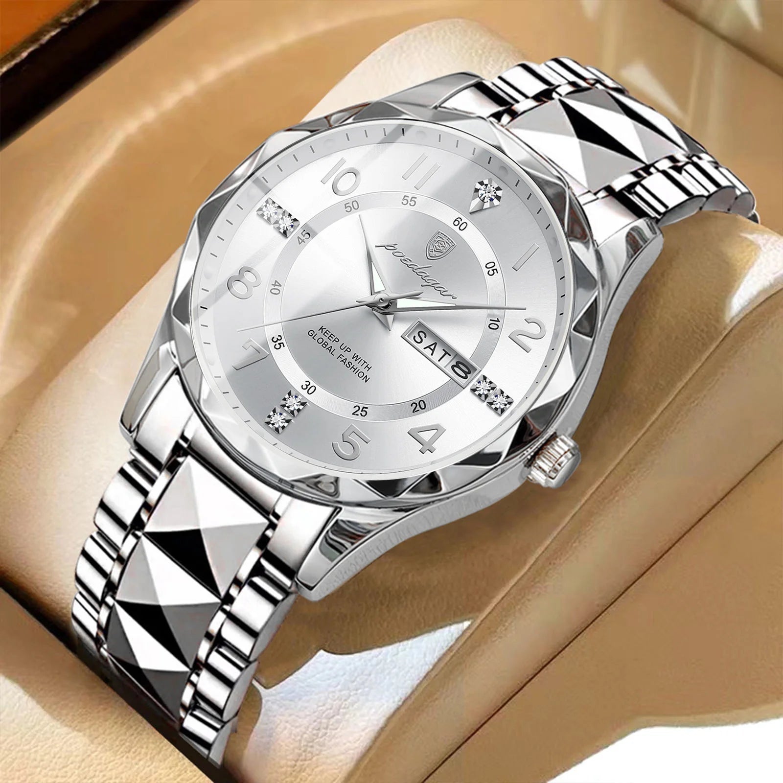 POEDAGAR 858 Men's Business Quartz Watch
