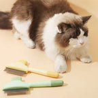 Self-Cleaning Pet Brush – Dog & Cat Grooming Comb