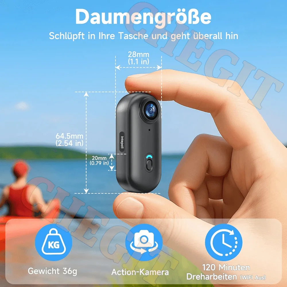 4K Mini WiFi Action Camera – Motorcycle, Bicycle & Body Cam