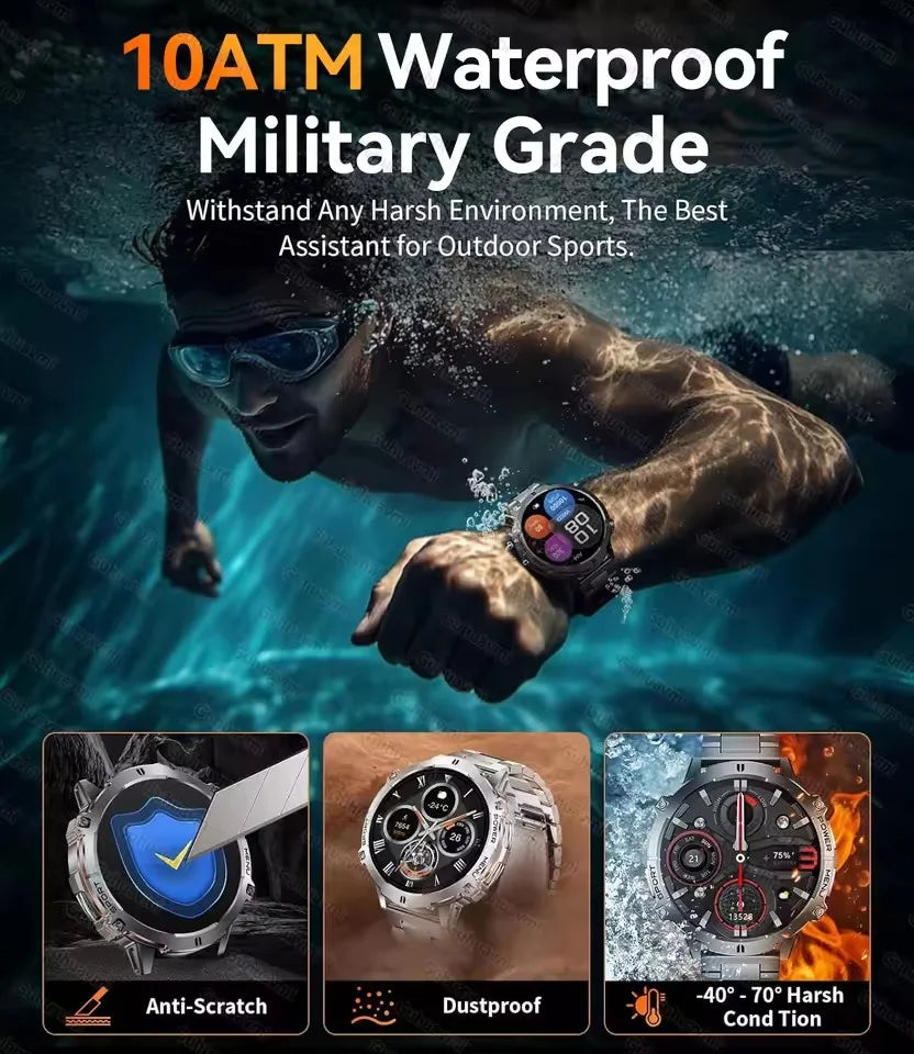 Large Battery Outdoor Smart Watch