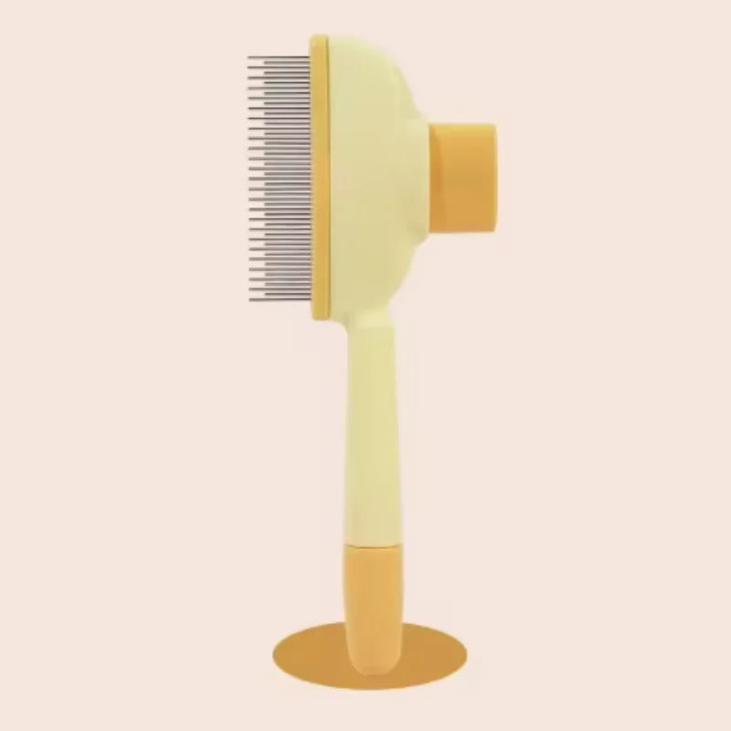 Self-Cleaning Pet Brush – Dog & Cat Grooming Comb