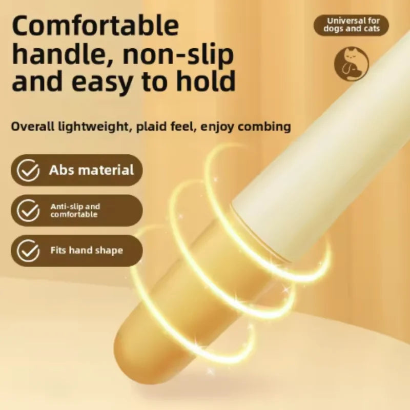 Self-Cleaning Pet Brush – Dog & Cat Grooming Comb