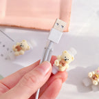 Cute Leather Cord Winder & Organizer