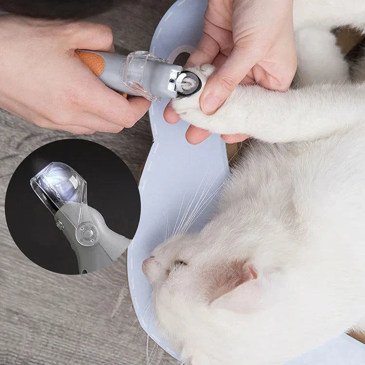 Pet Nail Clipper with LED Light – Cat, Dog & Rabbit