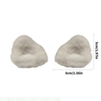 Plush Cat Ear Mini Claw Clips
