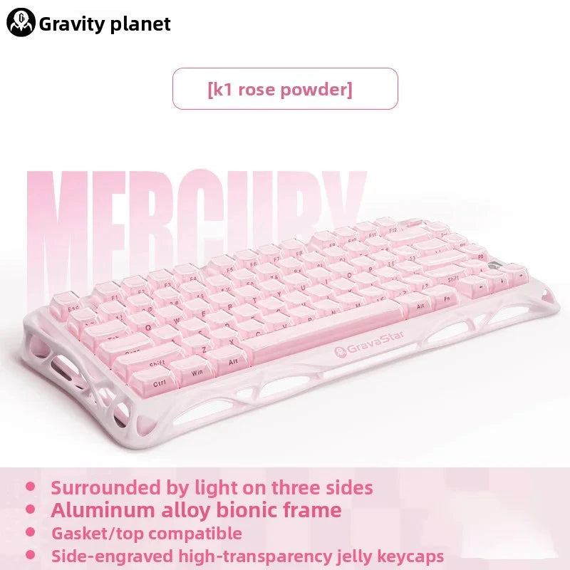 GravaStar K1 Lite Tri-Mode Gasket Mechanical Gaming Keyboard