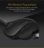 NexusClick 2.4G Wireless Silent Mouse 6 Buttons Ergonomic