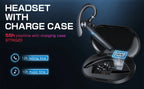 Wireless Bluetooth Headset Noise Cancelling Handsfree Business