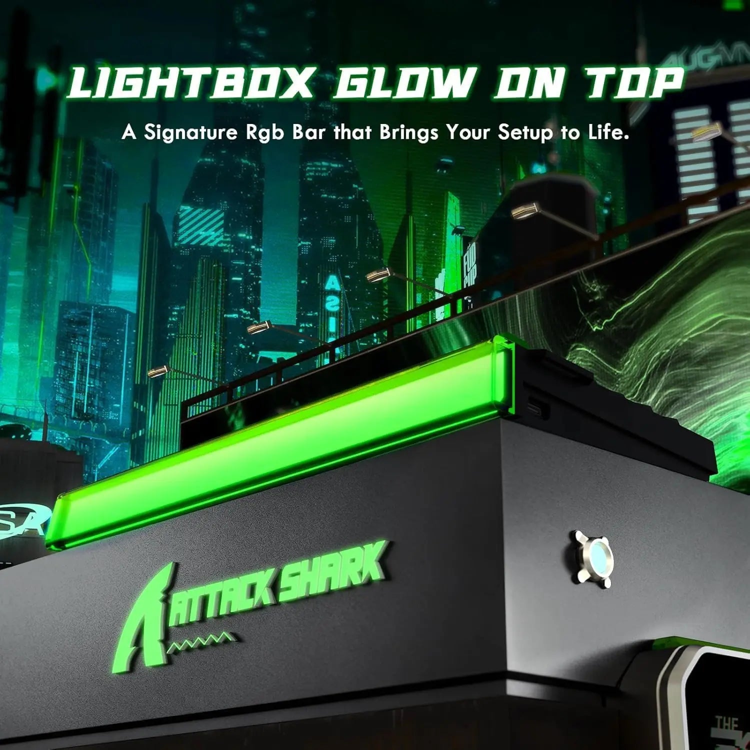 ATTACK SHARK R85HE 75% Magnetic Switch Gaming Keyboard 8000Hz