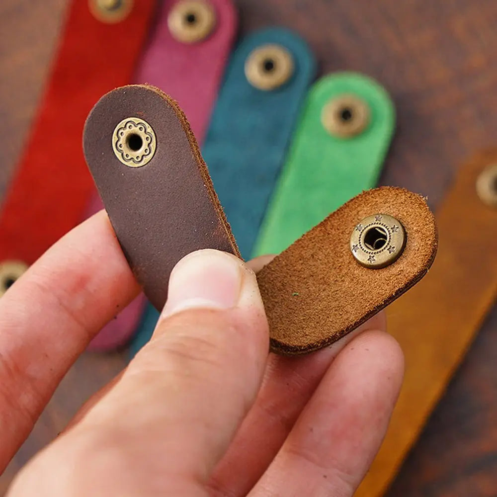 Leather Cord Organizer & Cable Winder