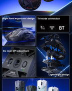 AULA SC620 Wireless Gaming Mouse 12000 DPI RGB