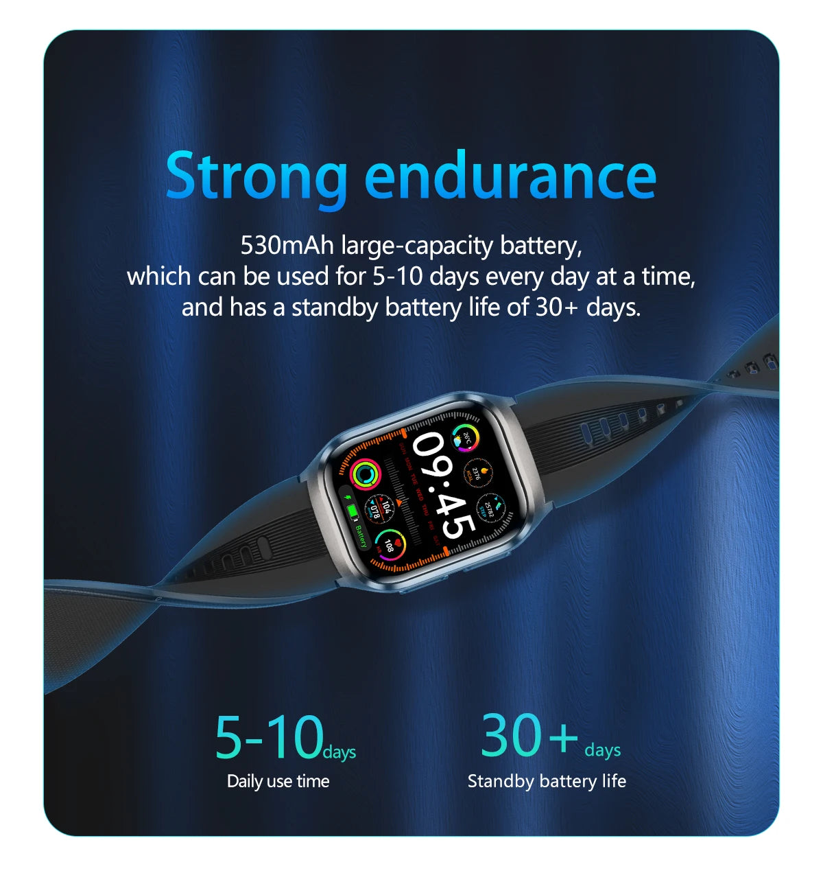 Airbag ECG Smart Watch with NFC