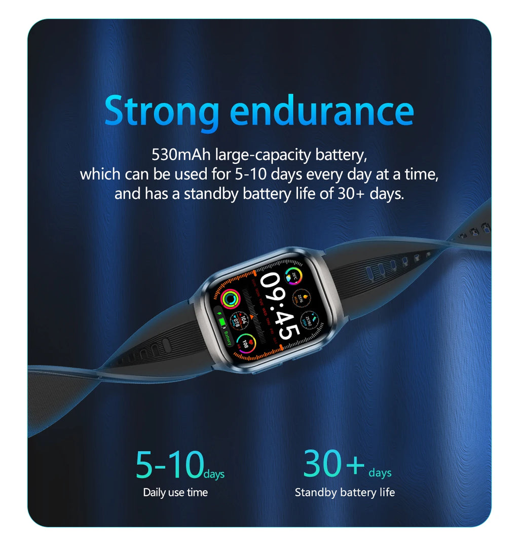 Air Pump Blood Pressure Smart Watch