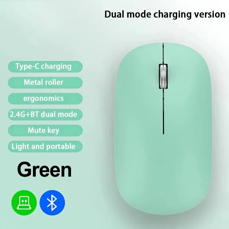 Lenovo Wireless Mouse 2.4G Bluetooth Dual Mode Silent