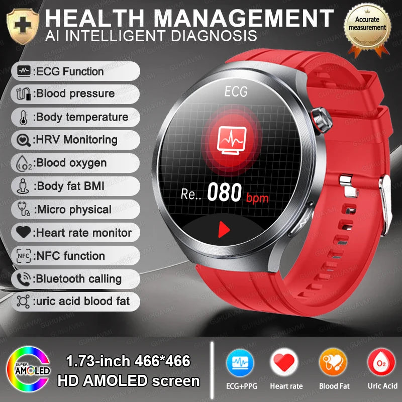 ECG+PPG Blood Lipid Smart Watch