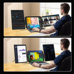 14" FHD IPS Dual Portable Monitor Screen Extender
