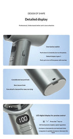 HOMEFISH Portable Handheld Ice Cooling Fan – 400mAh USB
