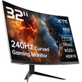 KTC 32" Curved 240Hz 1080P Gaming Monitor G-Sync HDR10