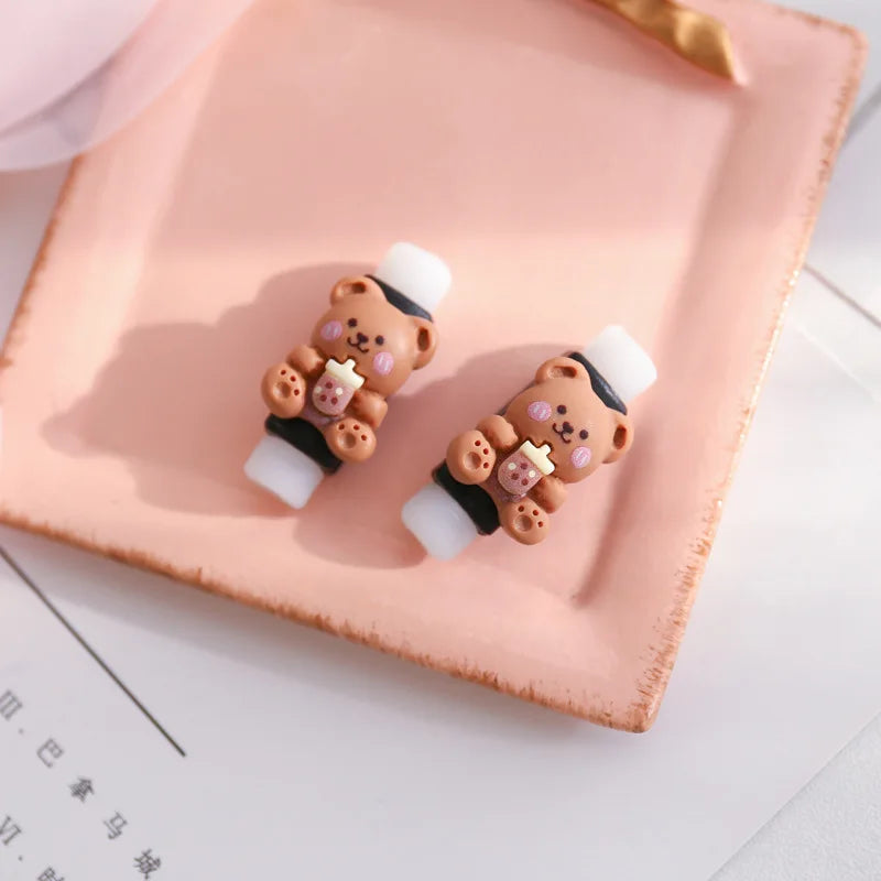 Cute Leather Cord Winder & Organizer