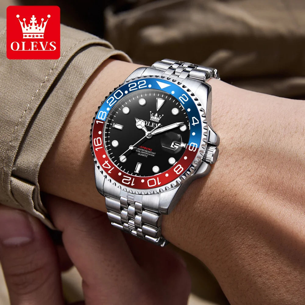 OLEVS 5657 Men's Classic Datejust Quartz Watch