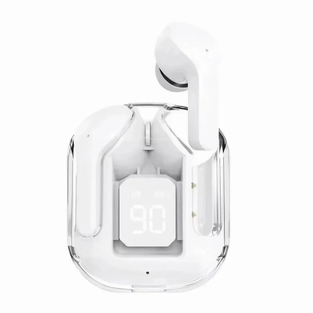 TWS Earphones Noise Cancelling HiFi Transparent Charging Case