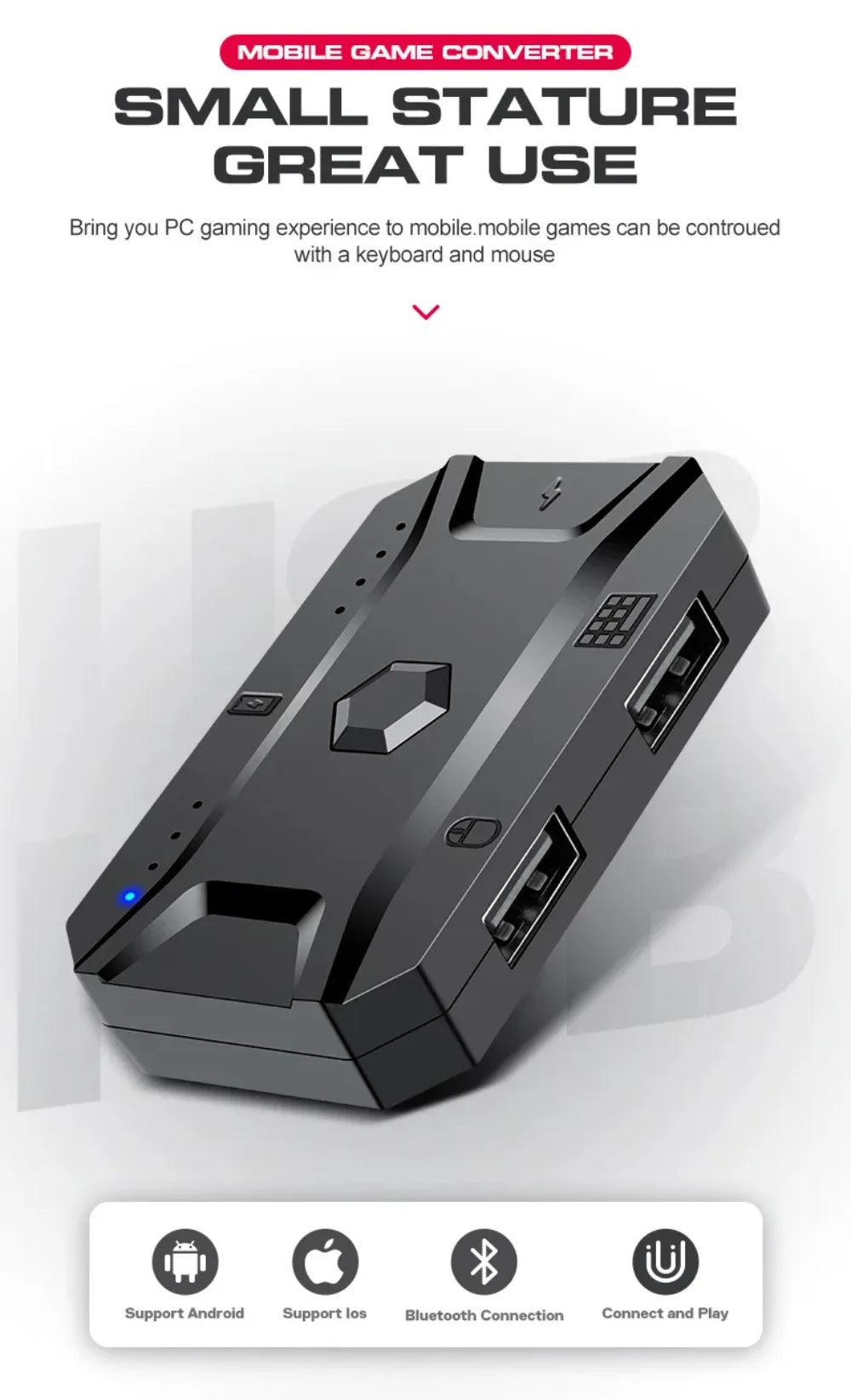 5-in-1 RGB Gaming Keyboard & Mouse Combo with Controller
