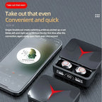 M90 TWS Wireless Earbuds HiFi Stereo Gaming Headset