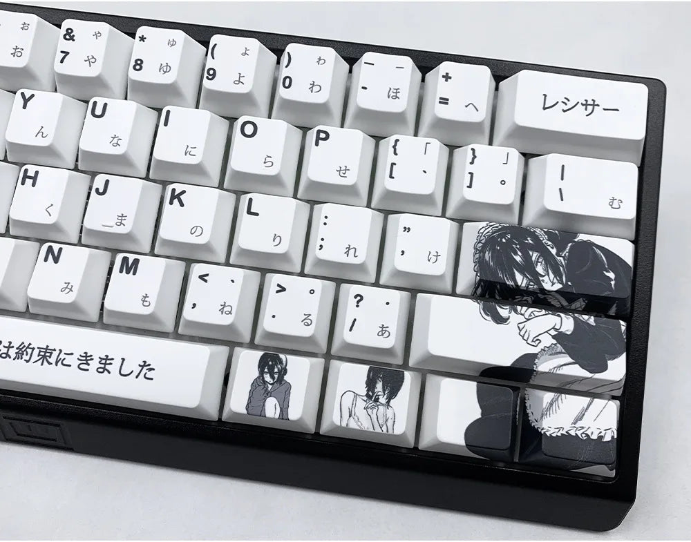 Chainsaw Man Anime PBT Keycaps for Mechanical Keyboard