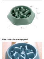 Anti-Choking Slow Feeder Bowl for Dogs & Cats