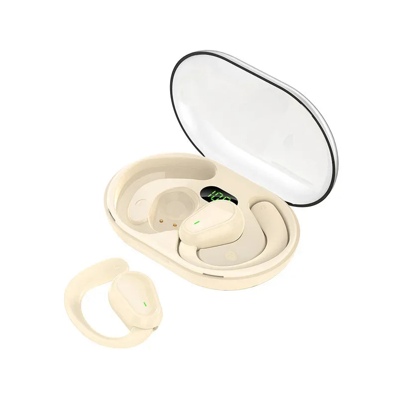 Bluetooth 5.3 Ear Hook Earphones HiFi Stereo Waterproof