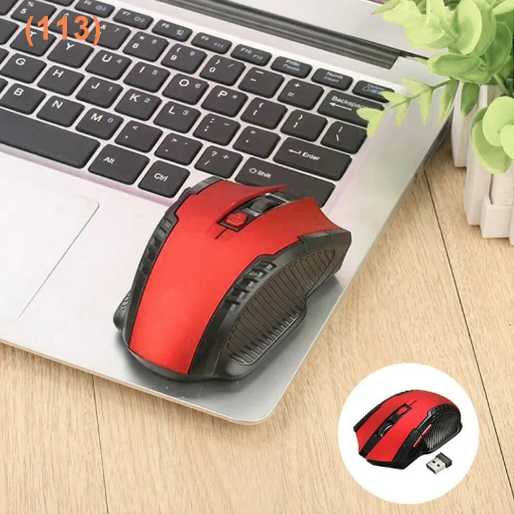 Portable 2.4G Wireless Mouse with USB Receiver 6 Buttons Adjustable DPI Gaming Mouse for PC Laptop Accessories