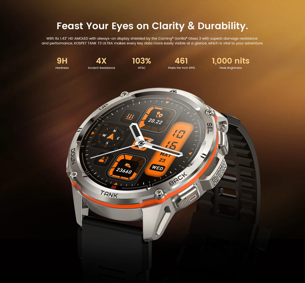 GPS Fitness Smart Watch – AMOLED