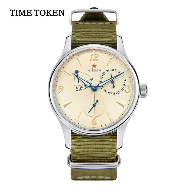 TIME TOKEN T454GS-L 1963 Pilot Automatic Watch