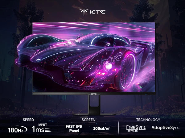 KTC 27" 180Hz 1ms Fast IPS FHD Gaming Monitor