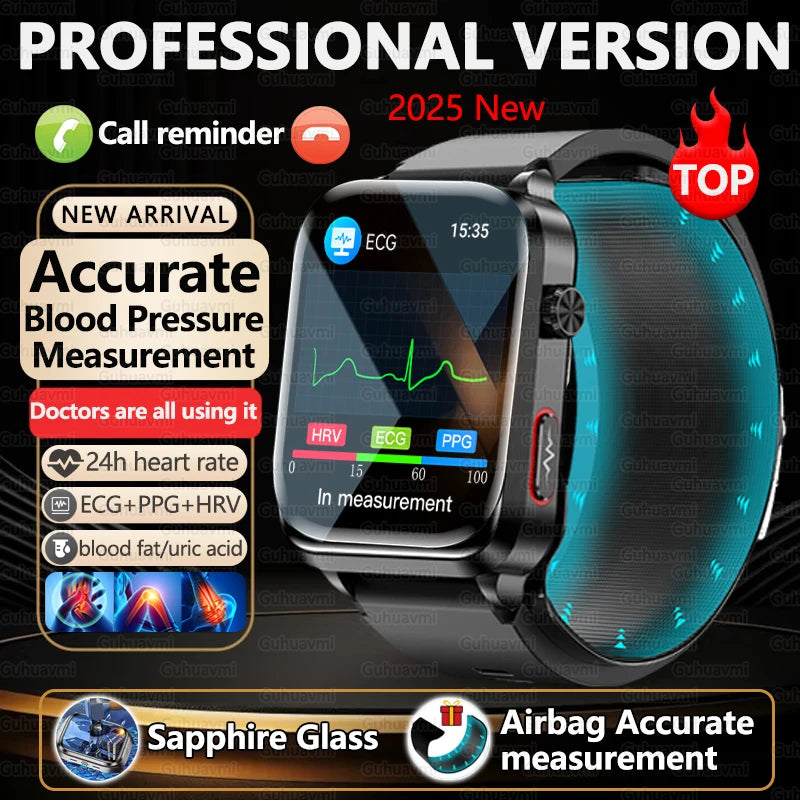 Air Pump Blood Pressure Smart Watch 2026