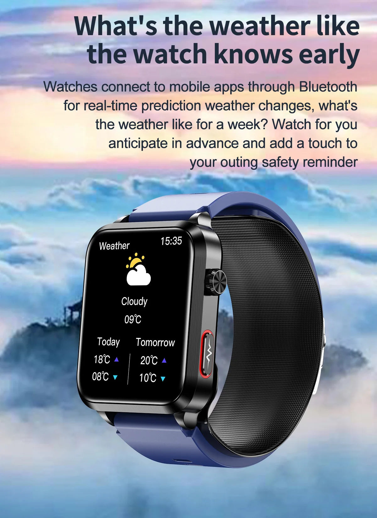 Air Pump Blood Pressure Smart Watch 2026