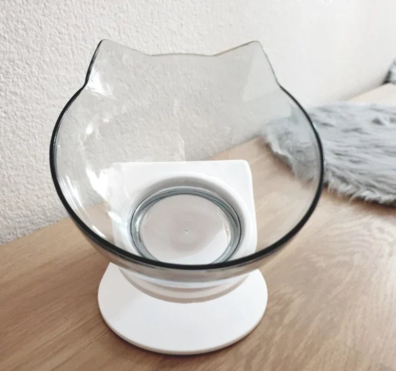 Non-Slip Double Pet Bowl with Stand – Cat & Dog Feeder